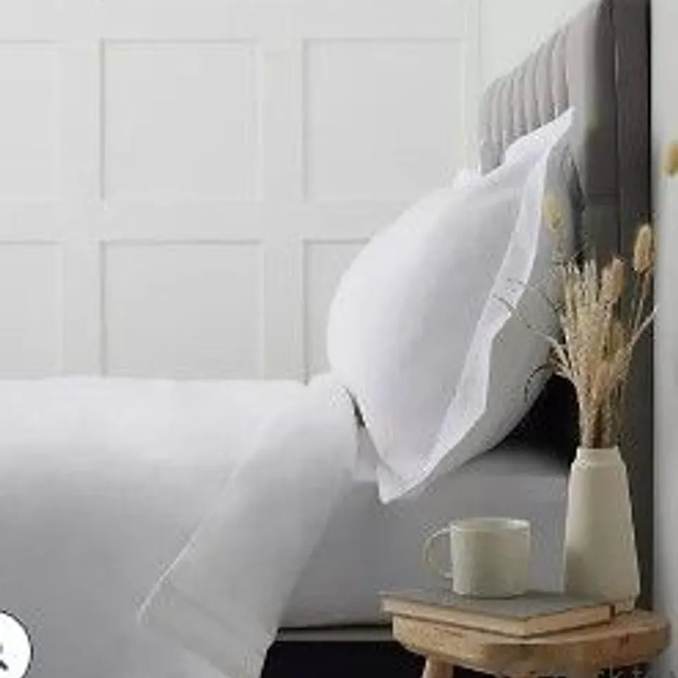 NORTHERN NIGHTS 100% COTTON 4PC FLANNEL DUVET SET WITH EMBROIDERY DETAIL