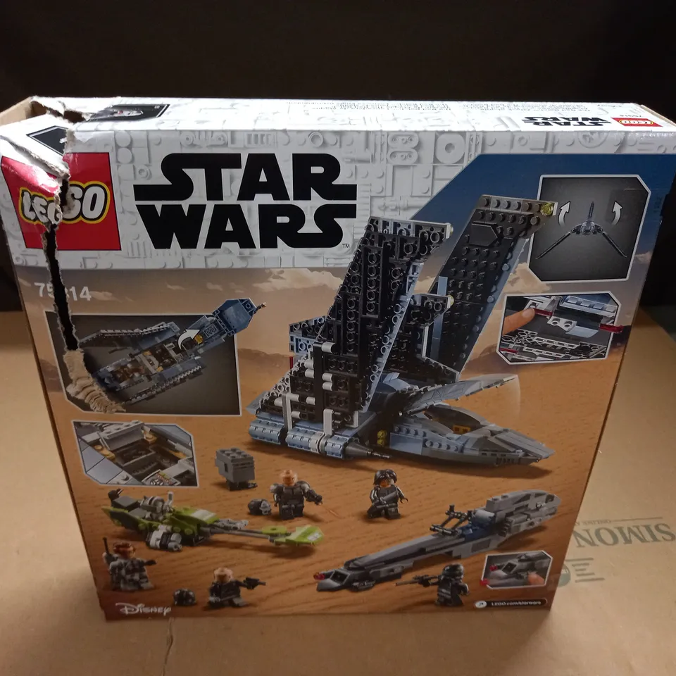 BOXED LEGO STAR WARS 75314 THE BAD BATCH ATTACK SHUTTLE SET