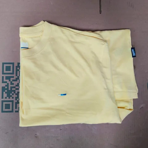 BADRHINO SHORT SLEEVE T-SHIRT IN YELLOW SIZE 2XL