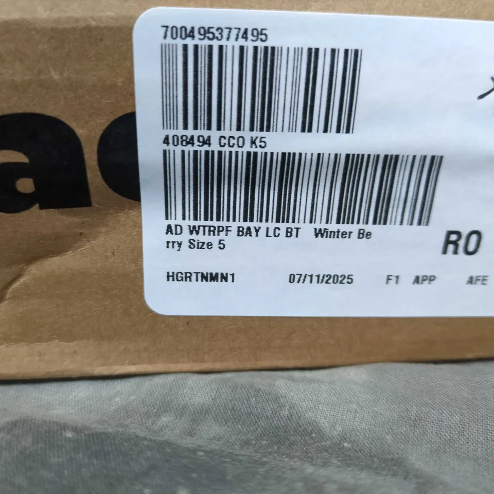 ADESSO WINTER BOOTS – BURGUNDY, WOMEN'S SIZE 5