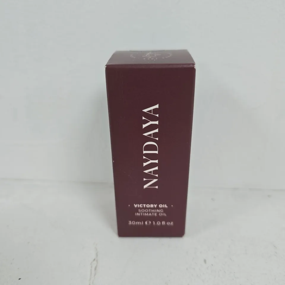 BOXED AND SEALED NAYDAYA VICTORY OIL SOOTHING INTIMATE OIL (30ML)