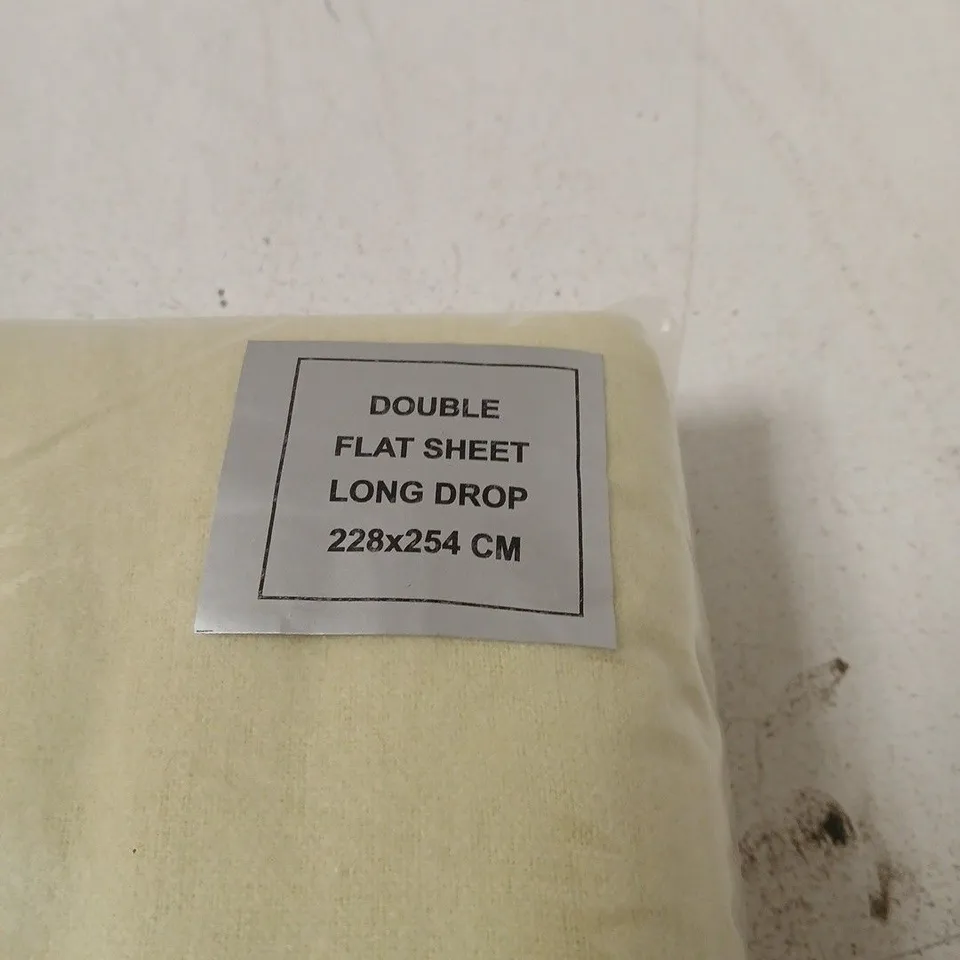 NORTHERN LUXE LUXURIOUS FLANNELETTE FLAT SHEET – DOUBLE, LONG DROP 228X254 CM