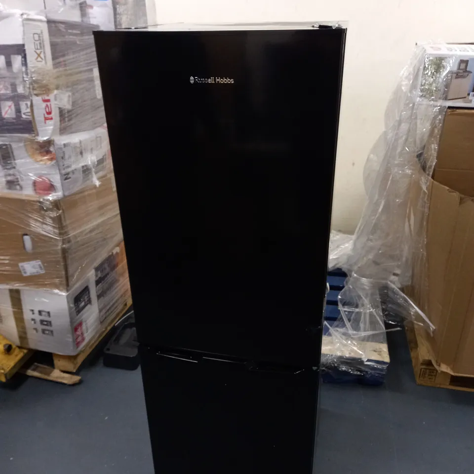 RUSSELL HOBBS LOW FROST FRIDGE FREEZER, 113L FRIDGE, 61L FREEZER - BLACK (50CM WIDE, 145CM HIGH) COLLECTION ONLY