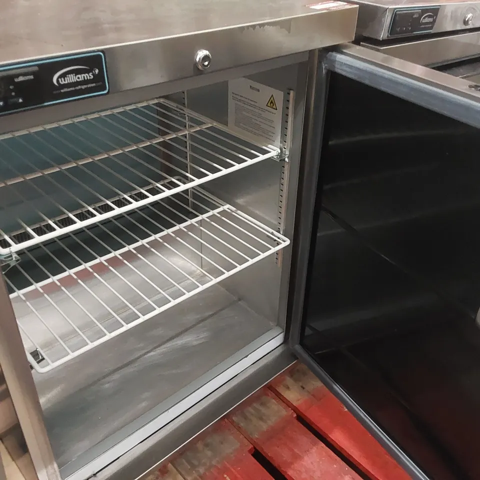 WILLIAMS HA135SA HC R2 SINGLE DOOR UNDERCOUNTER FRIDGE
