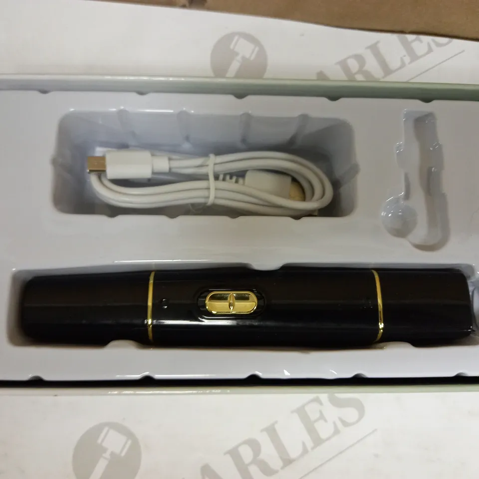 SIMPLY BEAUTY 2-IN-1 SUPER SMOOTH FACE & BROWS HAIR REMOVER - BLACK/GOLD