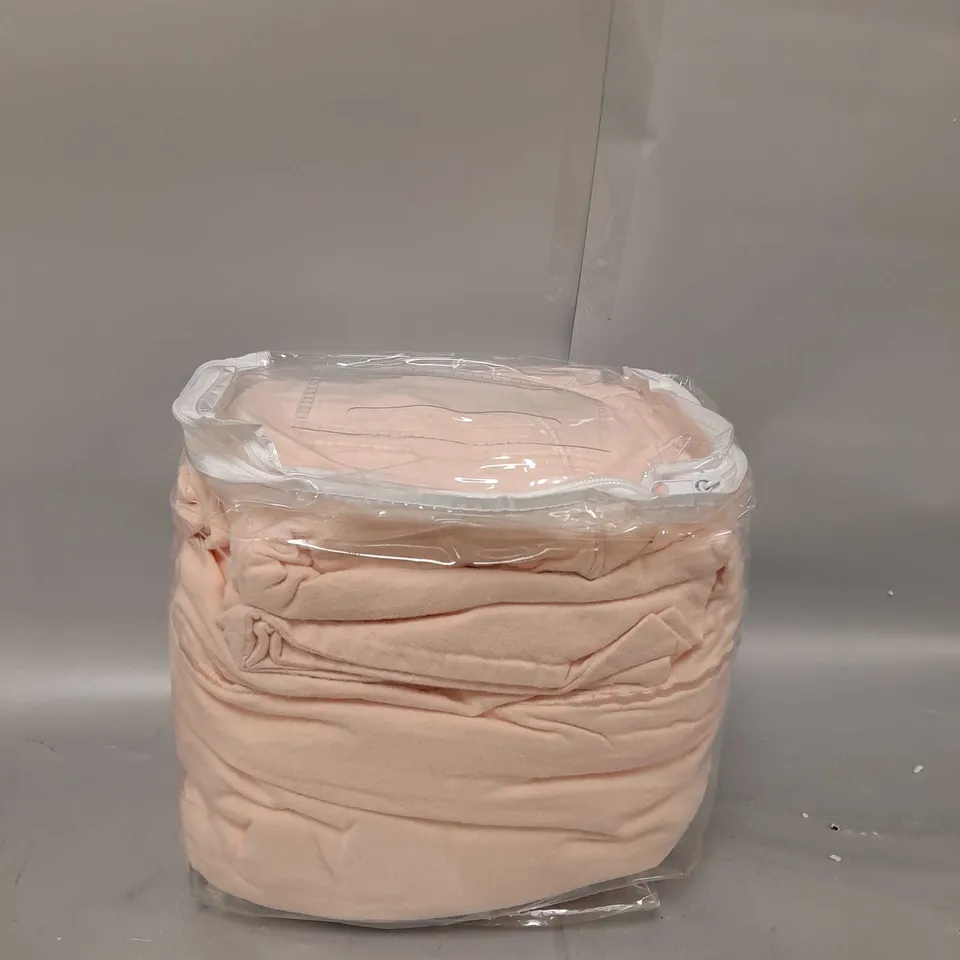 NORTHERN NIGHTS 100% COTTON 4PC FLANNEL DUVET SET WITH EMBROIDERY DETAIL