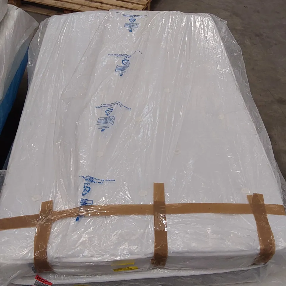 BAGGED ROLLED ASIA SERENITY EGYPTIAN-QUALITY COTTON 4FT SMALL DOUBLE MATTRESS 