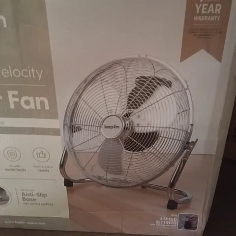 BOXED KEPLIN FLOOR FAN 