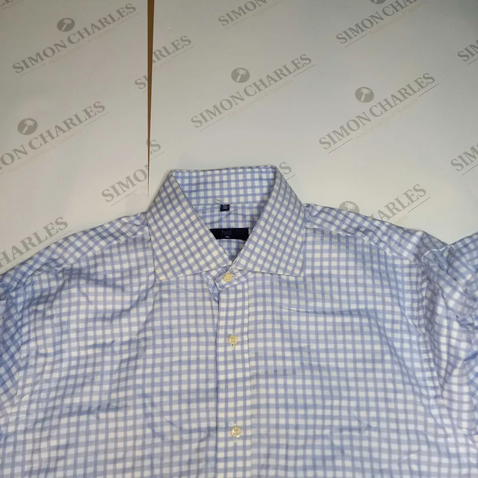 FALITI BUTTONED CHECKERED SHIRT - SIZE 17
