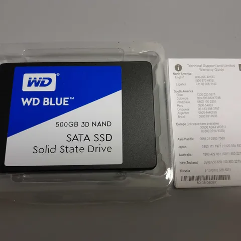 WD BLUE 500GB 3D NAND SATA SSD