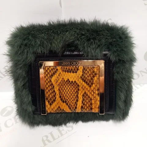 JIMMY CHOO AVA EVERGREEN SMALL BAG