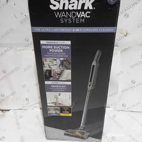 BOXED SHARK WANDVAC 2-IN-1 LIGHTWEIGHT CORDLESS HANDHELD VACUUM CLEANER