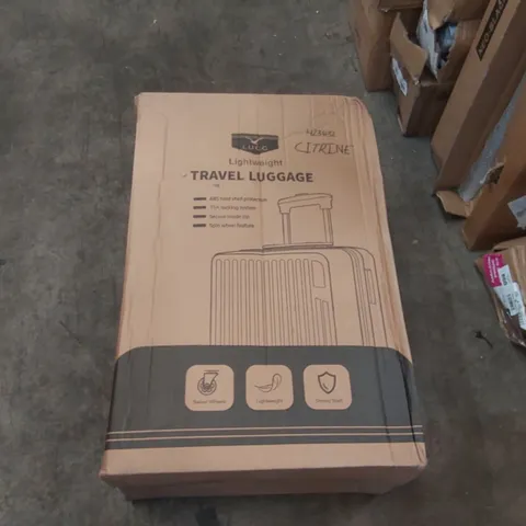 BOXED LUGG LIGHTWEIGHT TRAVEL SUITCASE 