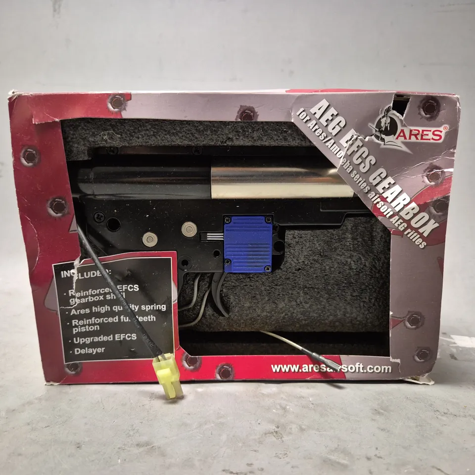 BOXED ARES AIR SOFT AEG EFCS GEARBOX 