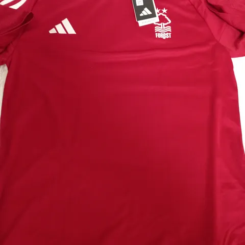 ADIDAS NOTTINGHAM FOREST FOOTBALL CLUB SHIRT - 13-14YEAR