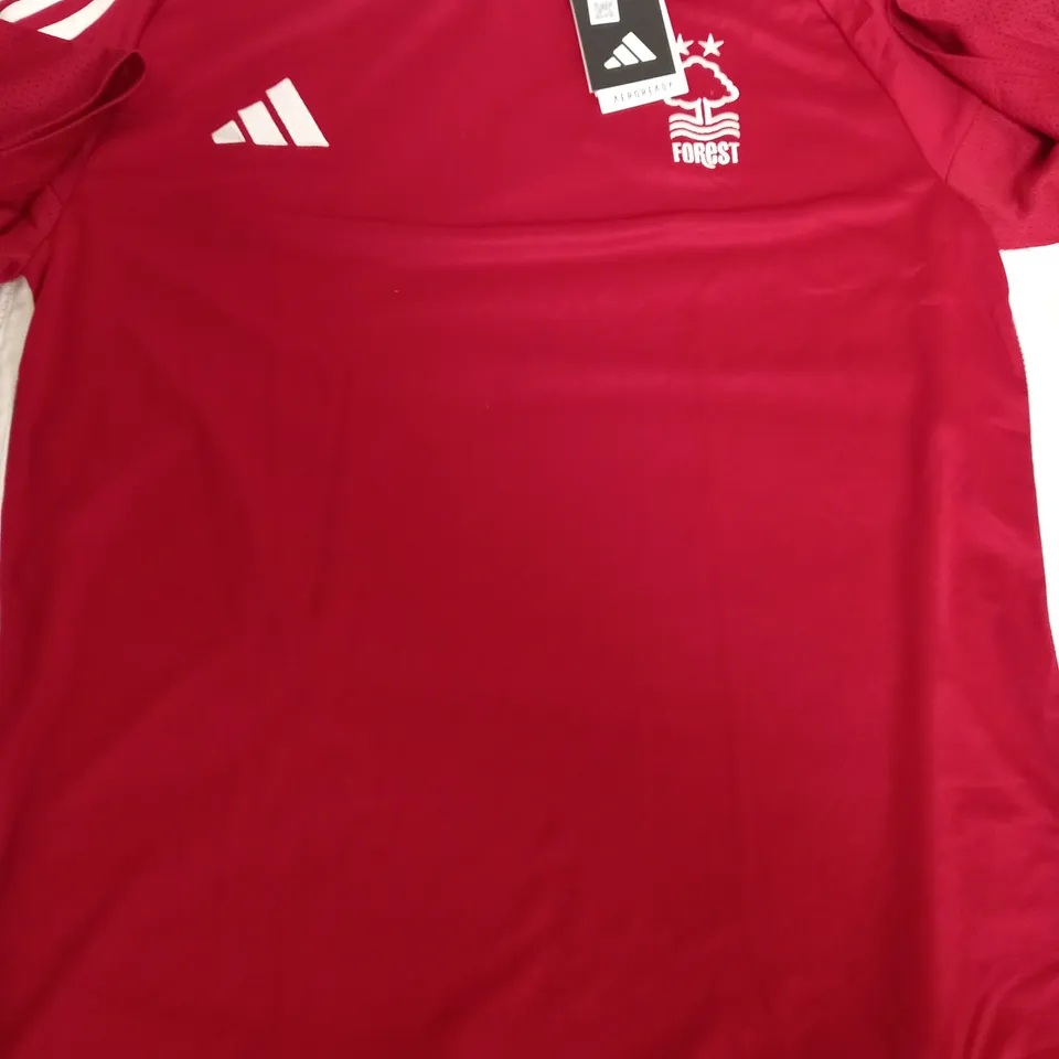 ADIDAS NOTTINGHAM FOREST FOOTBALL CLUB SHIRT - 13-14YEAR