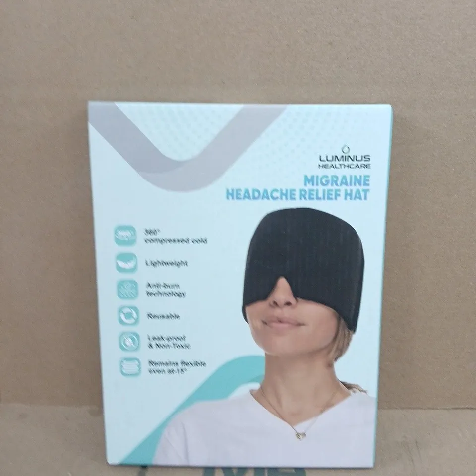 LUMINUS HEALTHCARE MIGRAINE HEADACHE RELIEF HAT 