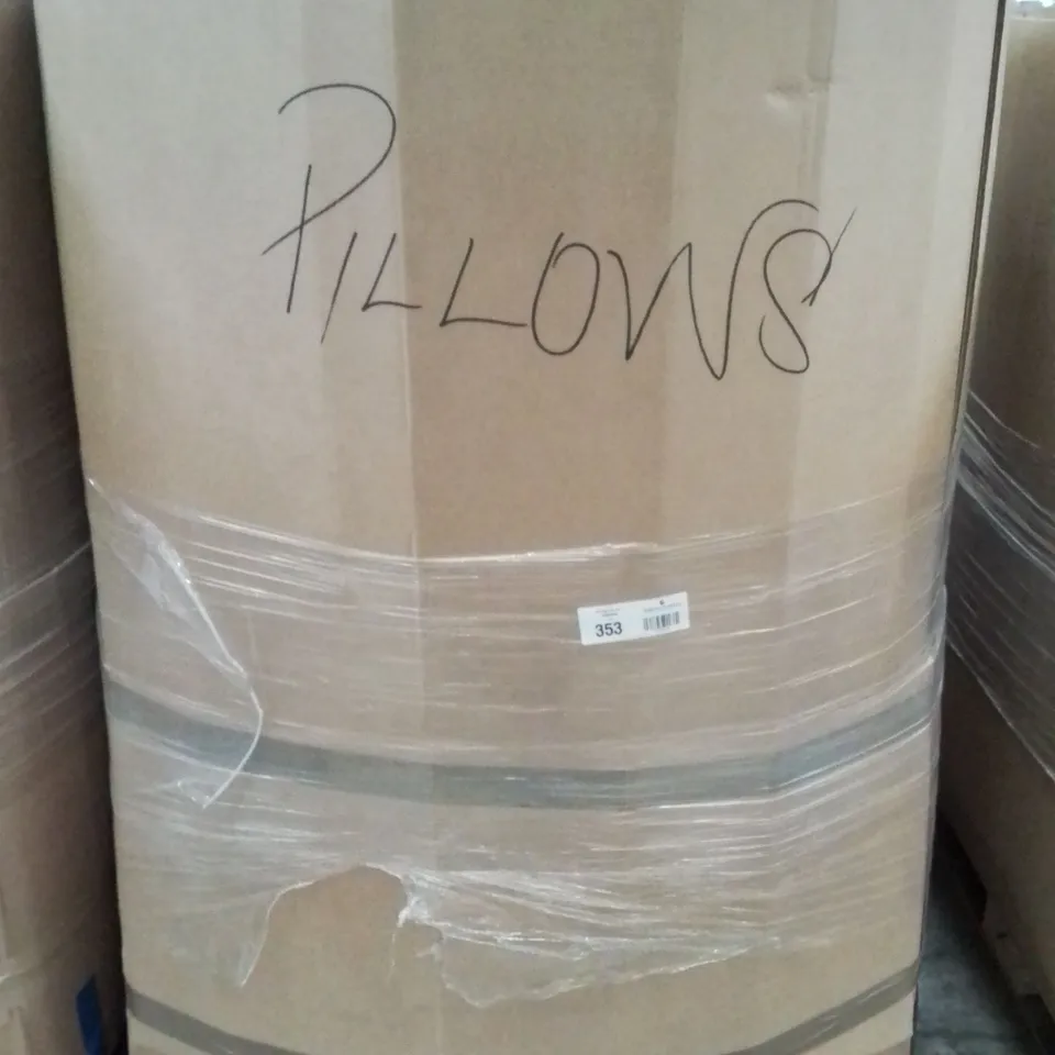 TWO LARGE BOXES OF ASSORTED BAGGED AND LOOSE SUPPORT PILLOWS ETC.