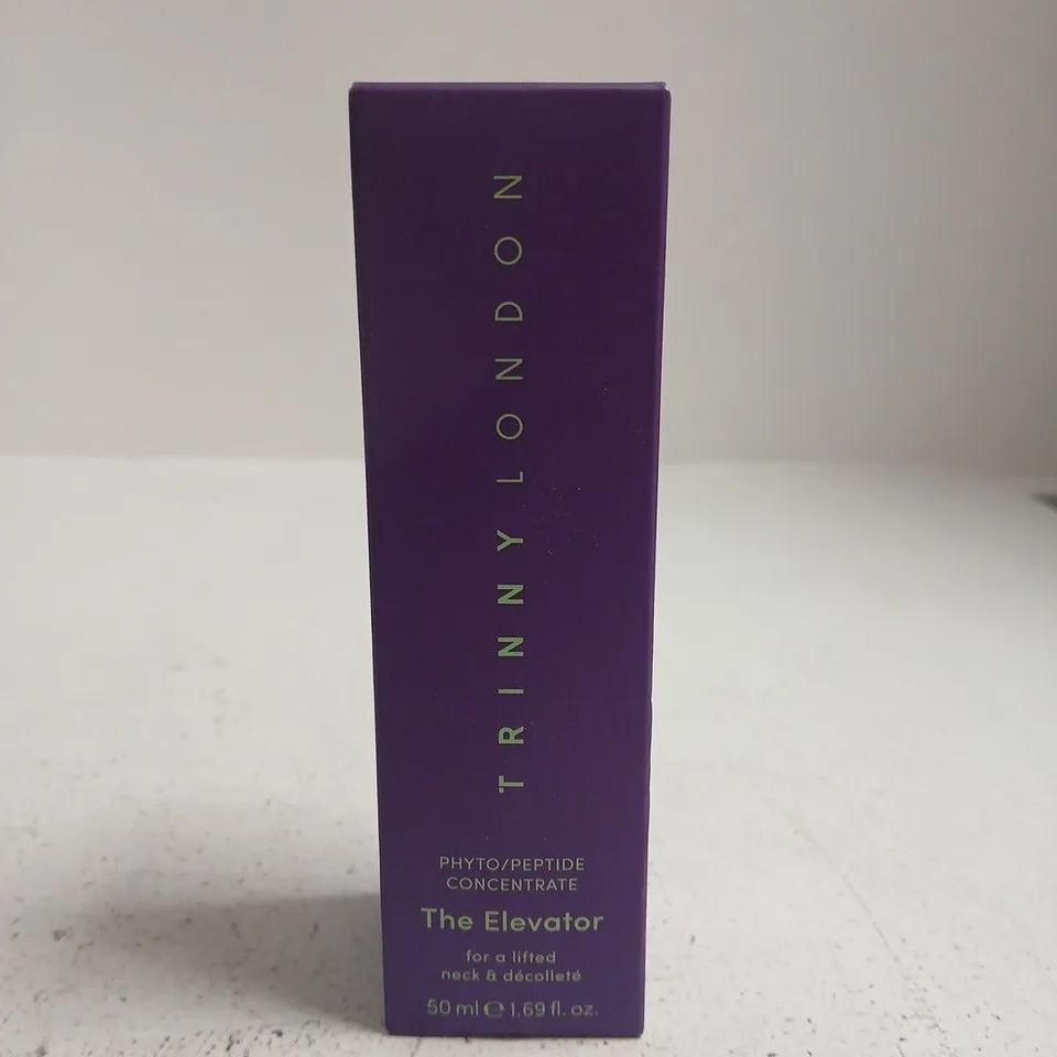 TRINNY LONDON THE ELEVATOR PHYTO/PEPTIDE CONCENTRATE – NECK & DÉCOLLETÉ SERUM, 50 ML, BOXED