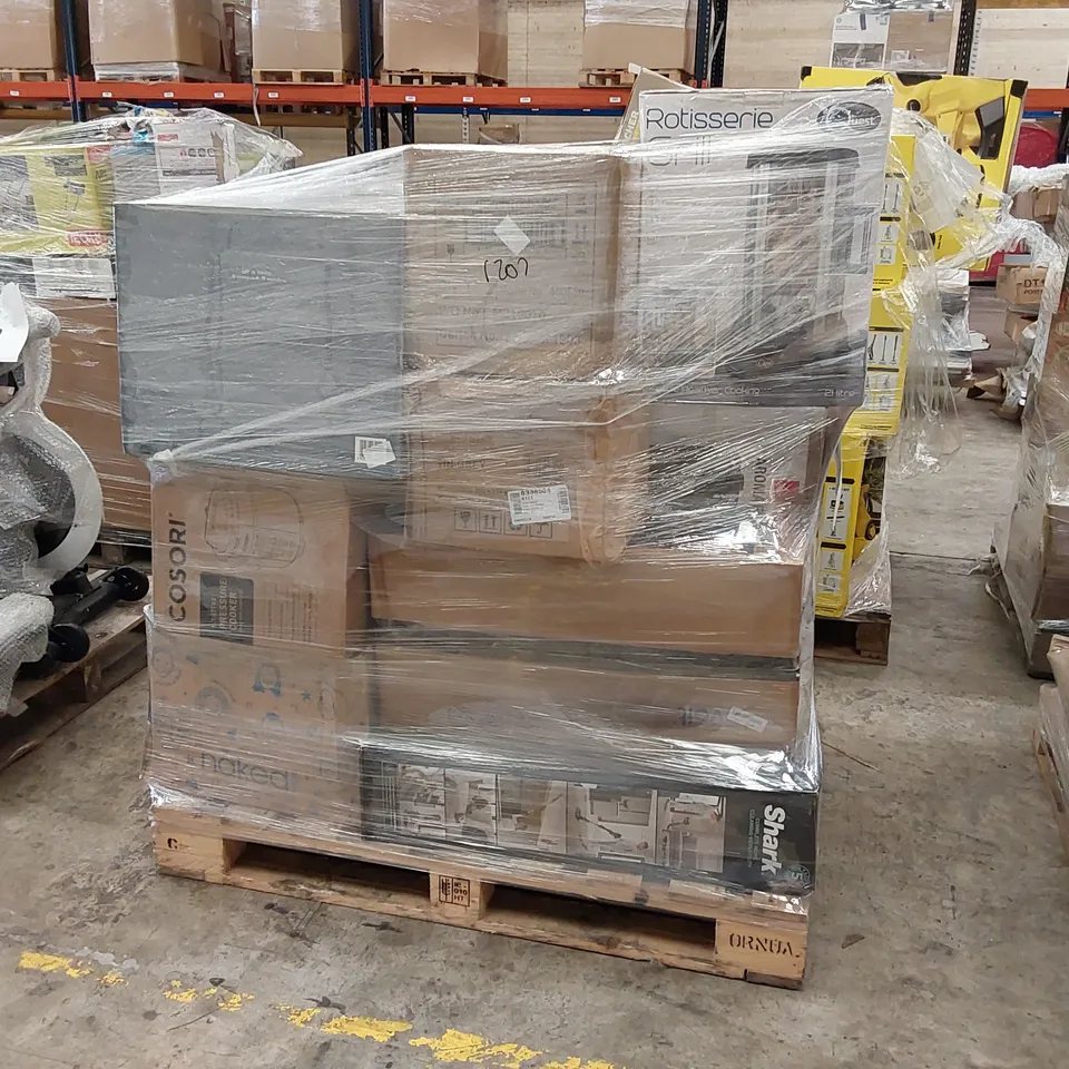 PALLET OF APPROXIMATELY 23 UNPROCESSED RAW RETURN HOUSEHOLD AND ELECTRICAL GOODS TO INCLUDE;