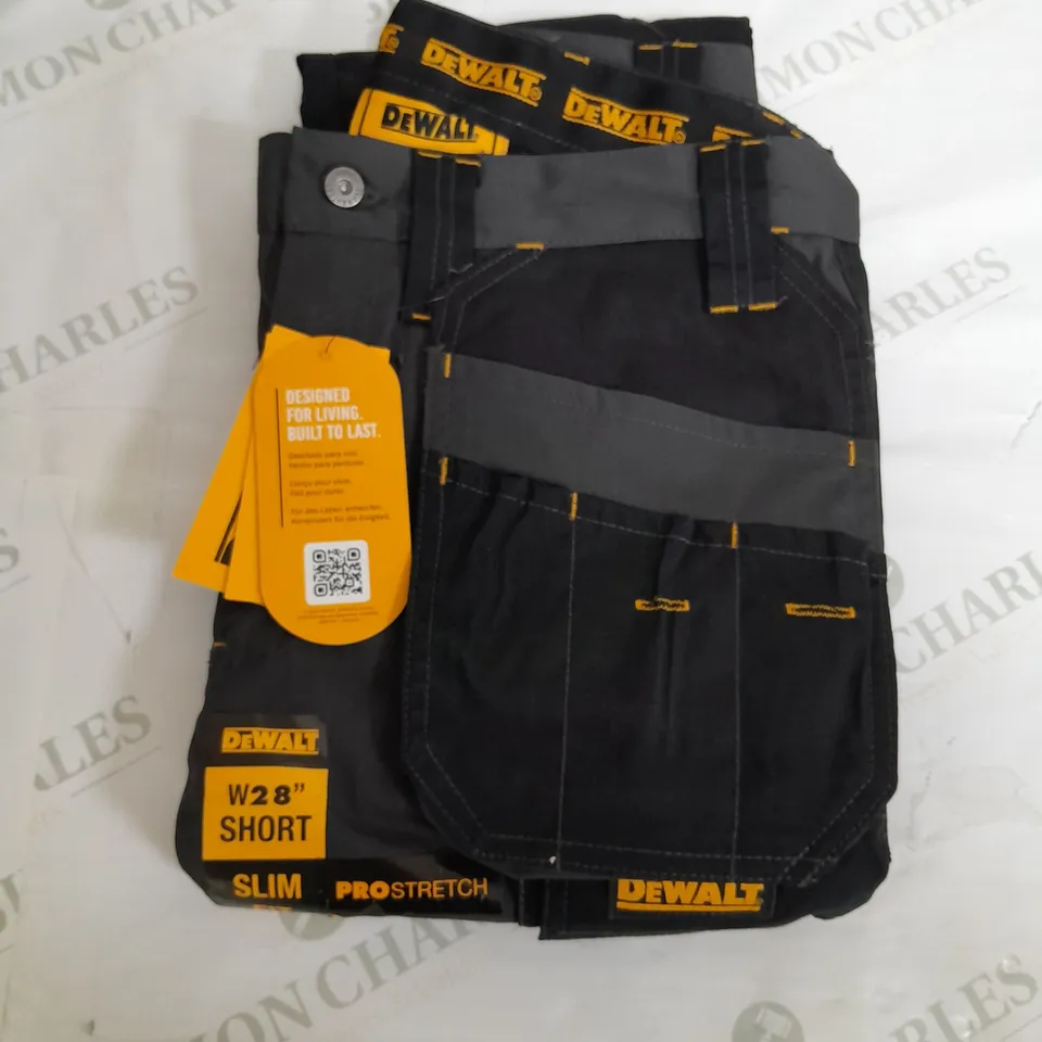 DEWALT FAIRHAVEN TROUSERS IN BLACK & GREY - W28 L29