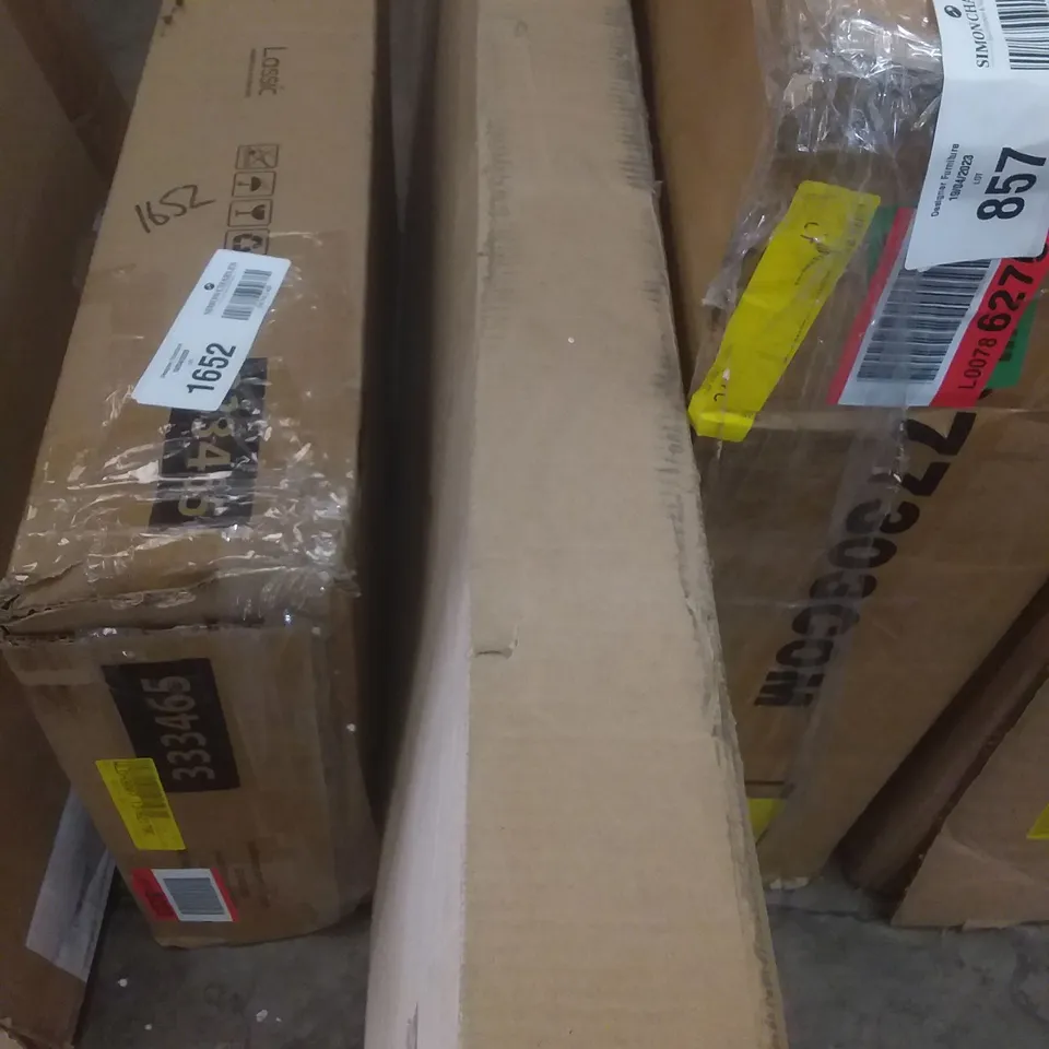 BOXED TV UNIT DARK GREY - UNSPECIFIED SIZE BOX 3 ONLY 