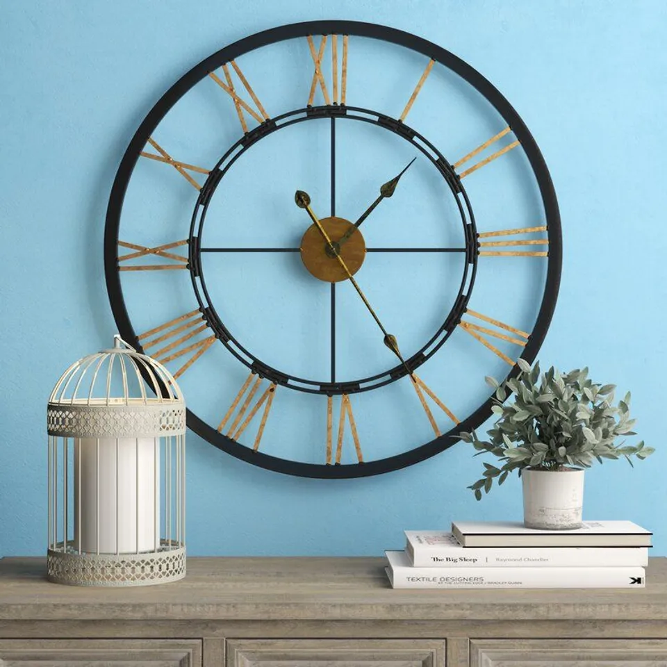 BOXED OVERSIZED MEYER 70CM WALL CLOCK