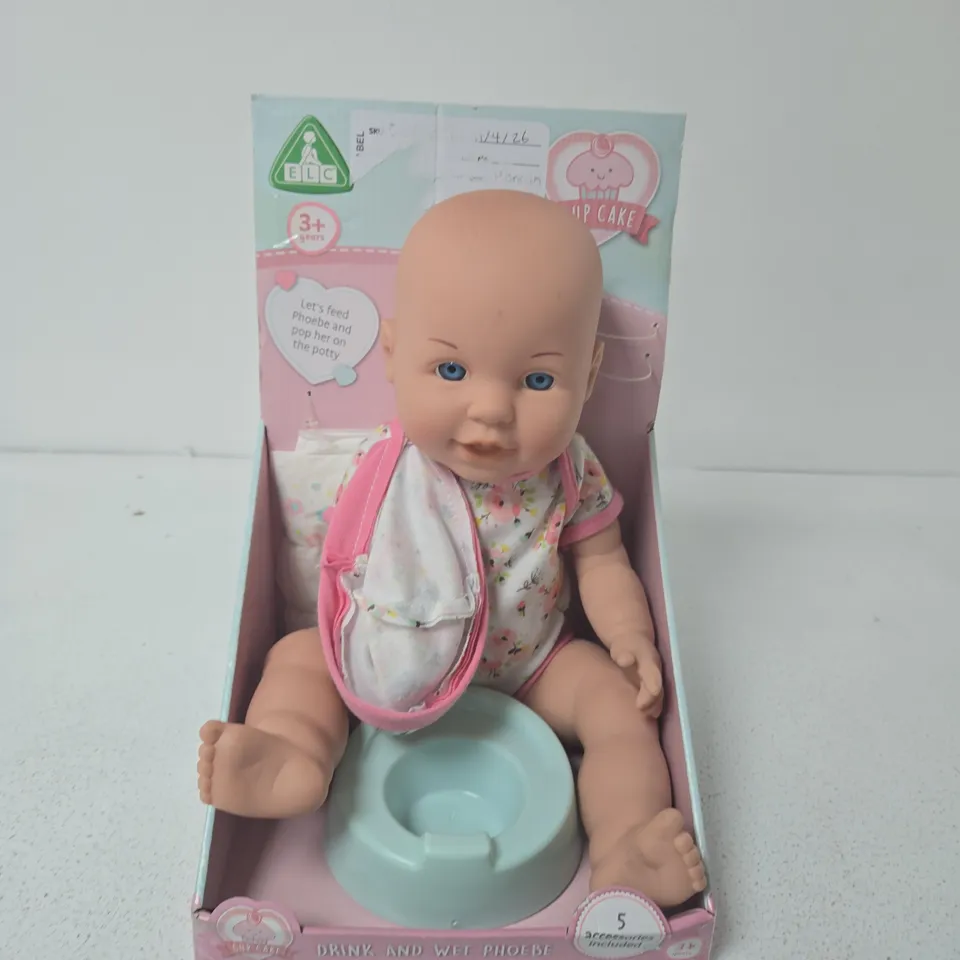 ELC PHOEBE DRINK & WET BABY DOLL