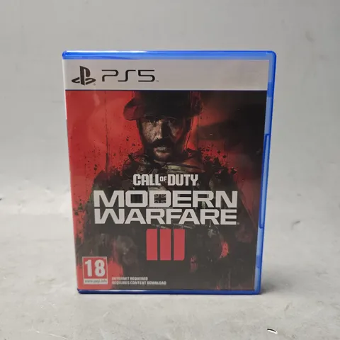 PLAYSTATION 5 CALL OF DUTY MODERN WARFARE III