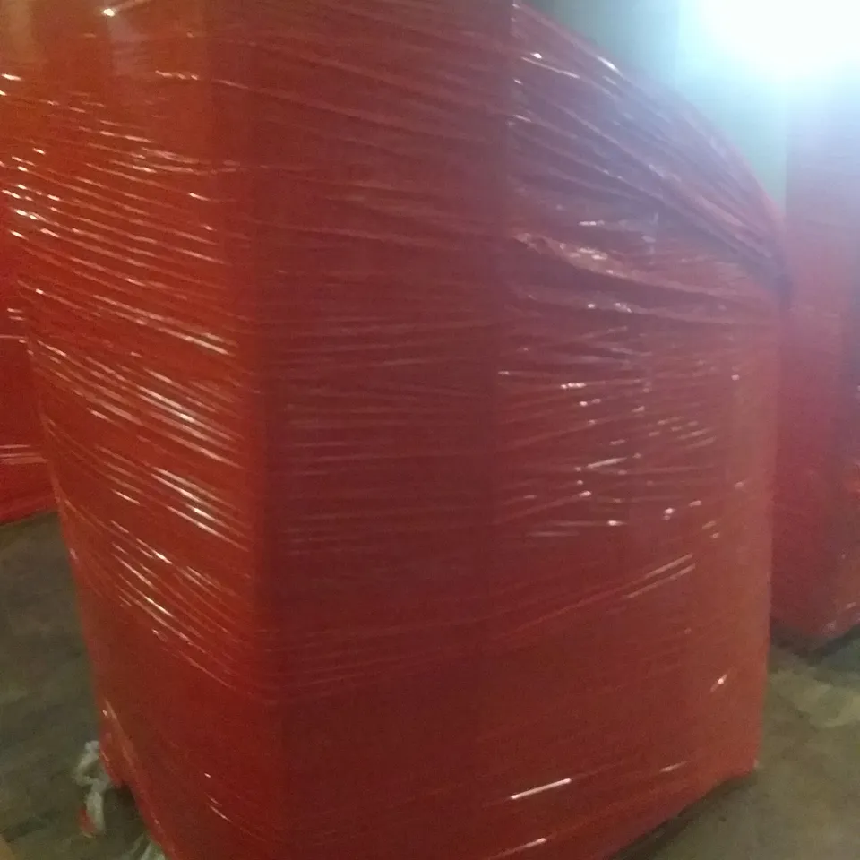 PALLET OF ASSORTED ITEMS INCLUDING STAINLESS STEEL ROUND CHARCOAL HOLDER, AIR COOLER, TOILET RISER, WALL CLOCK 