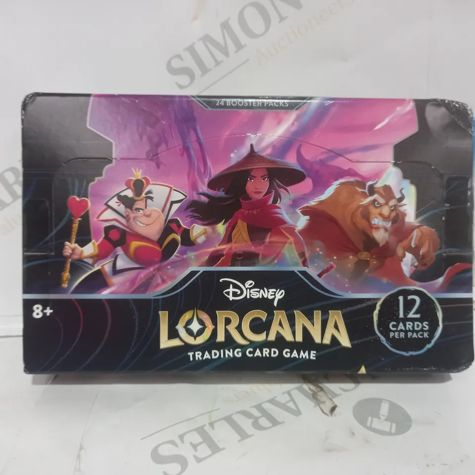 SEALED DISNEY LORCANA - RISE OF THE FLOODBORN - BOOSTER BOX 24 BOOSTER PACKS