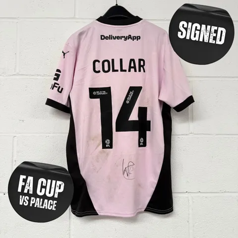 #14 - Will Collar - FA Cup Football Shirt 24/25 - Size M - Signed