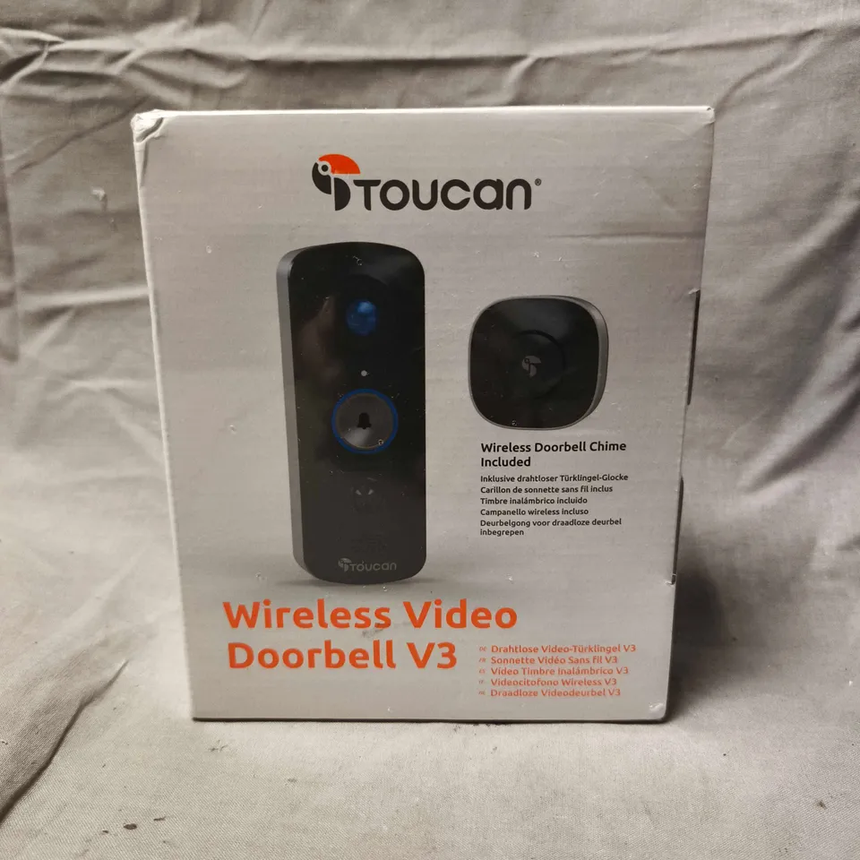 SEALED TOUCAN WIRELESS VIDEO DOORBELL V3
