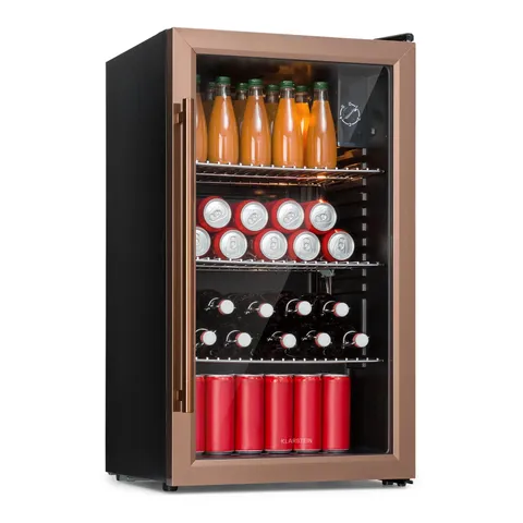 KLARSTEIN BEERSAFE 85CM 80L DRINKS FRIDGE WITH GLASS DOOR​ COPPER