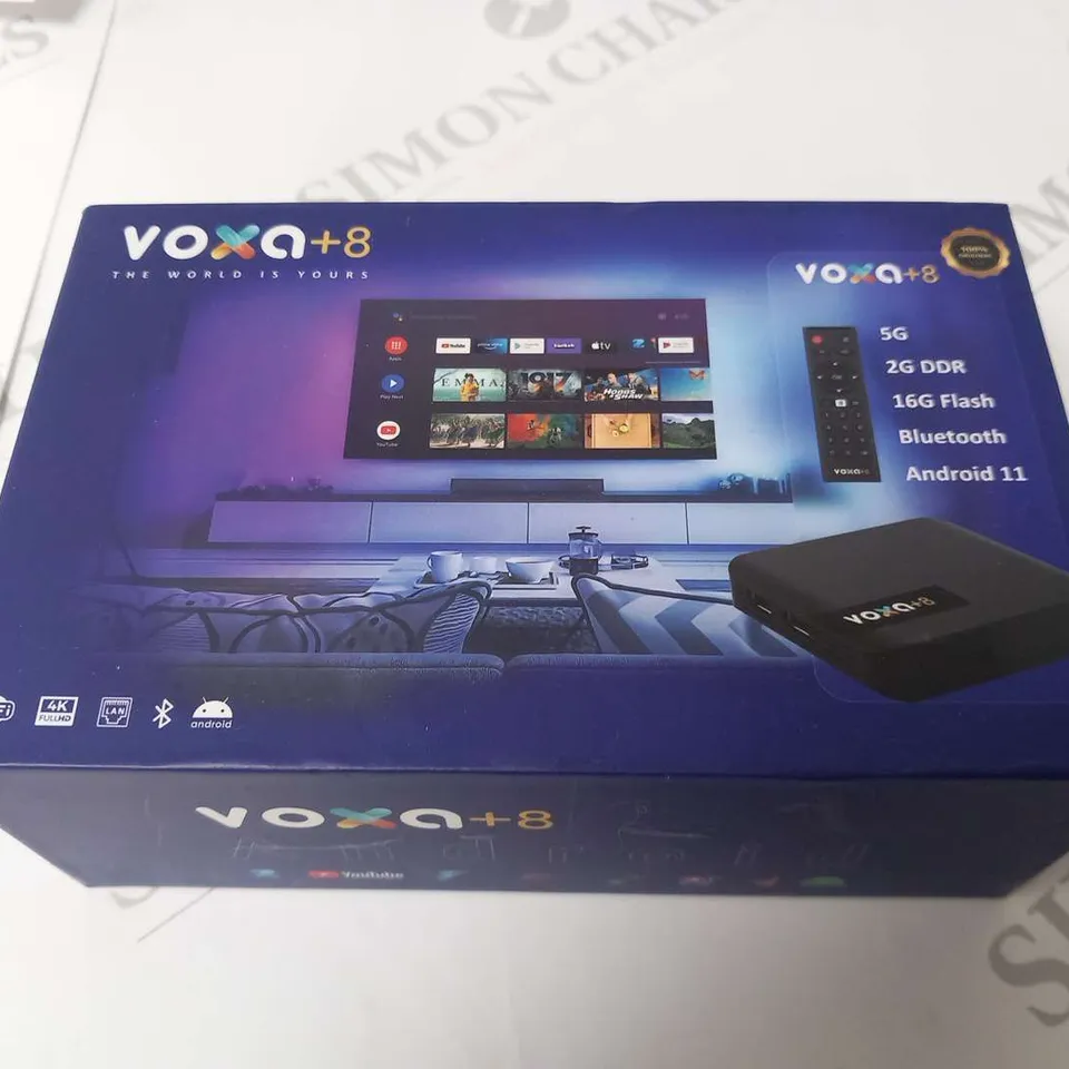 BOXED VOXA+8 ANDROID BOX