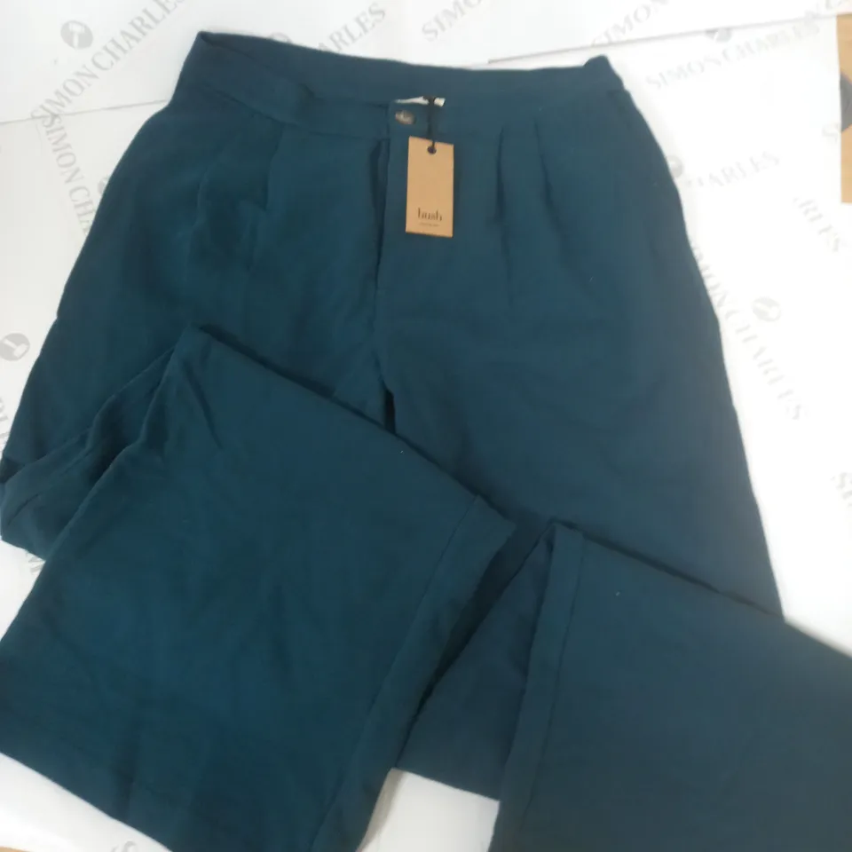 HUSH THEO TAILORED JERSEY TROUSERS IN DEEP TEAL - 10