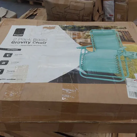 BOXED KEPLIN 2 PACK OF PADDED GRAVITY CHAIRS