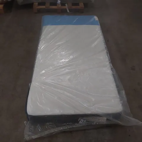 QUALITY BAGGED TEDDY BLUE 3FT SINGLE MATTRESS