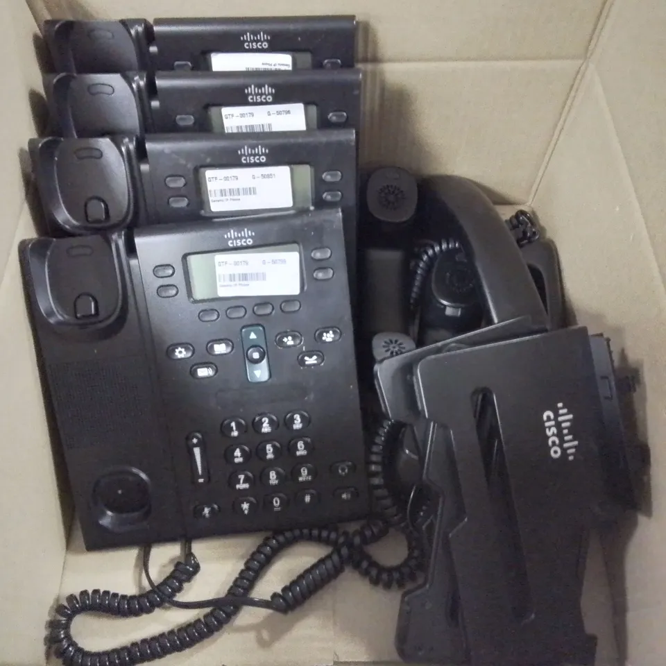 LOT OF 5 UNBOXED CISCO CP-6941 PHONES