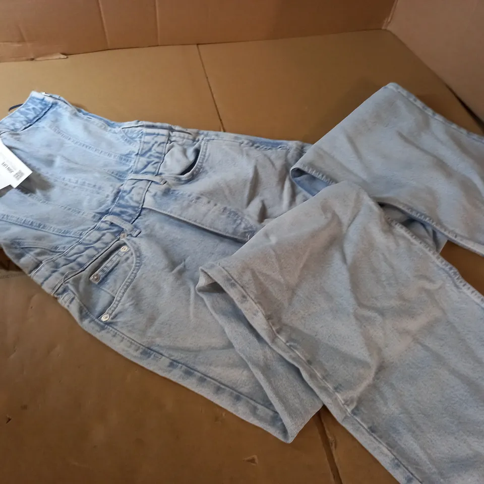 ZARA DENIM BODICED JUMPSUIT - S