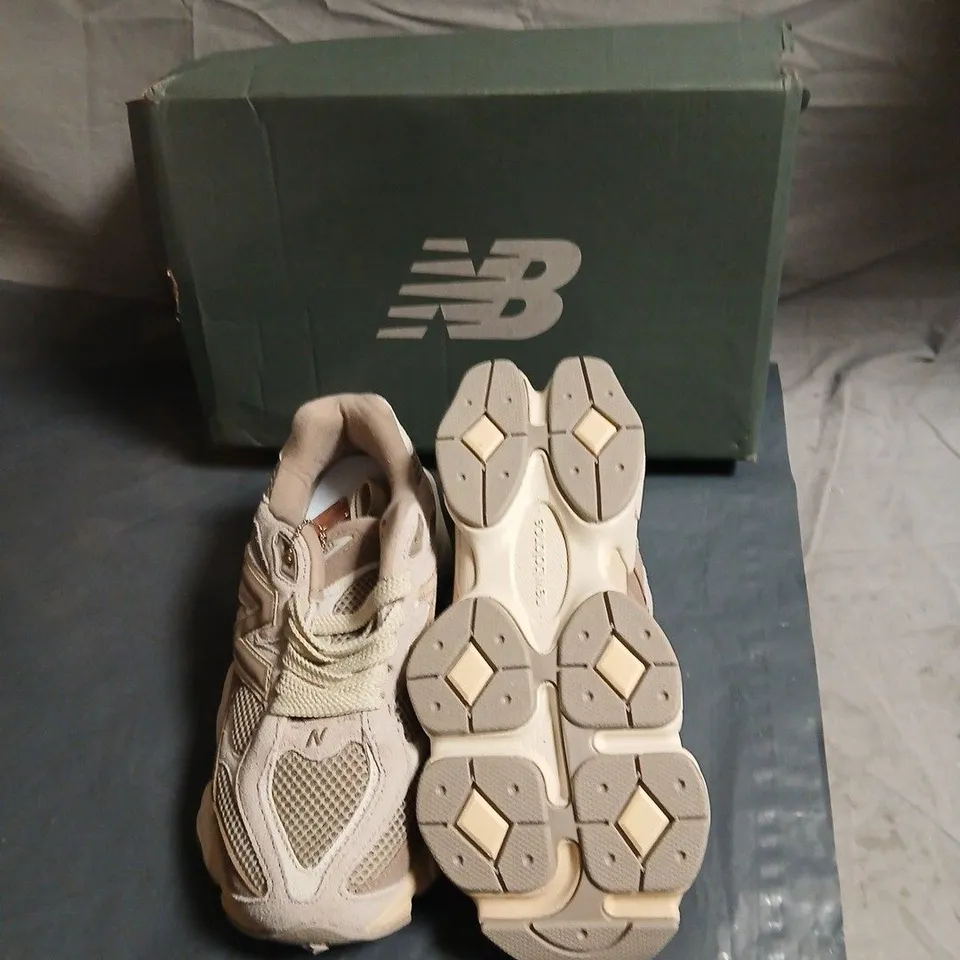 NEW BALANCE TRAINERS – BEIGE MESH, BOX INCLUDED - UK 6