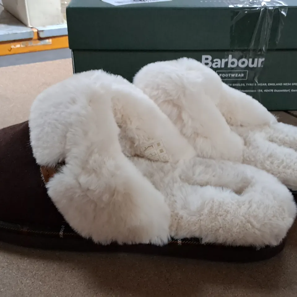 BARBOUR CLAUDIA MULE SLIPPERS SIZE 6