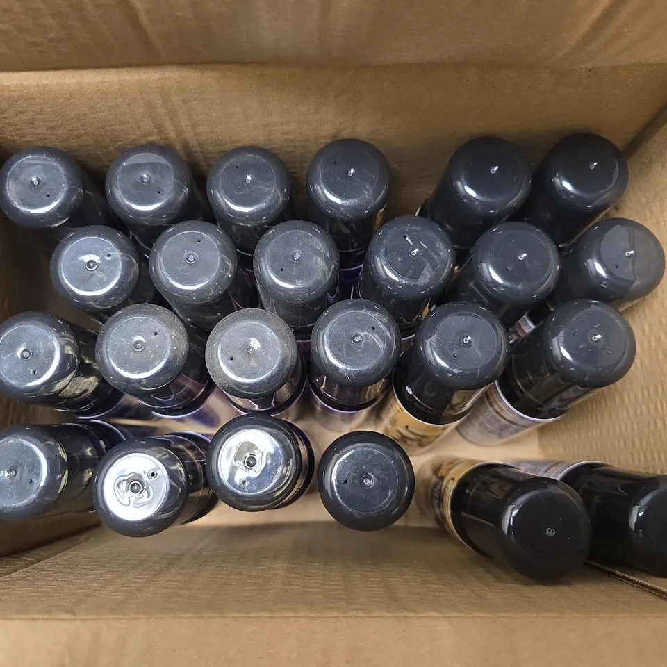 APPROXIMATELY 20 ASSORTED MATRIX BLOW DRY SPRAYS TO INCLUDE HOT PINK, PLATINUM SILVER, GOLDEN BLONDE, ETC - COLLECTION ONLY