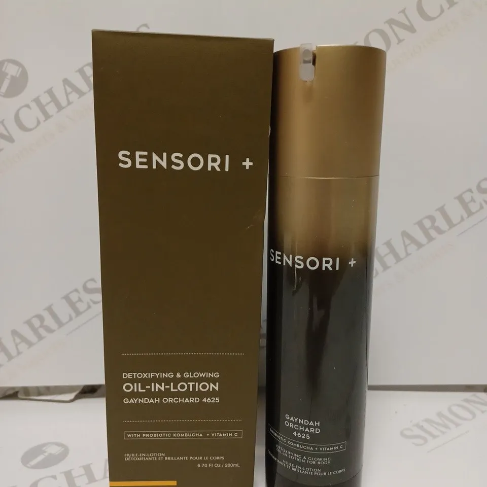 SENSORI+ DETOXIFYING AND GLOWING OIL IN LOTION - GAYNDAH ORCHARD 4625 200ML