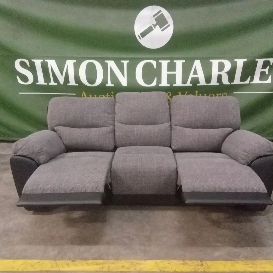 SANTORI 3 SEATER HIGH BACK RECLINER SOFA RRP £849