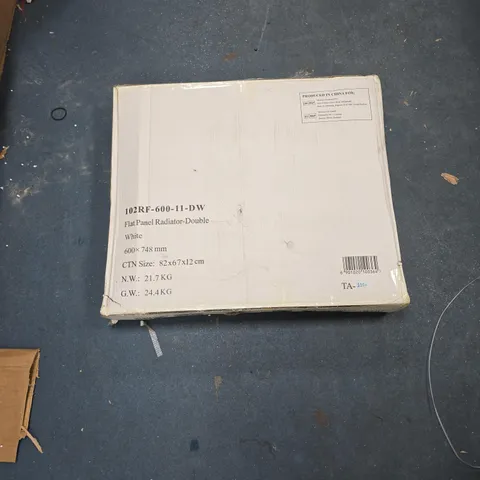 102RF-600-11-DW FLAT PANEL RADIATOR – DOUBLE, WHITE, 600 X 748 MM