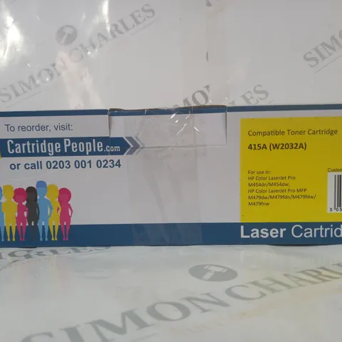 BOXED CARTRIDGE PEOPLE LASER CARTRIDGE IN YELLOW