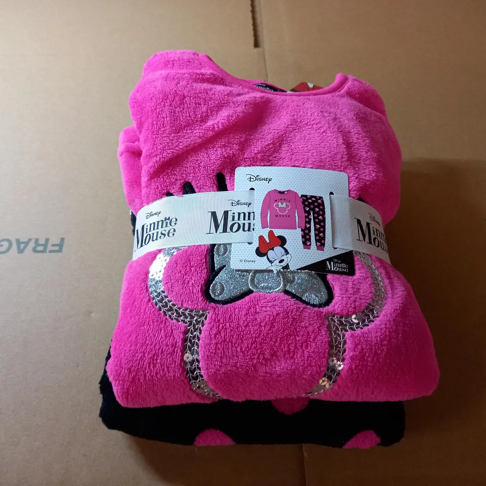 DISNEY MINNIE MOUSE TEDDY BEAR PAJAMAS - SIZE 8-9 YEARS