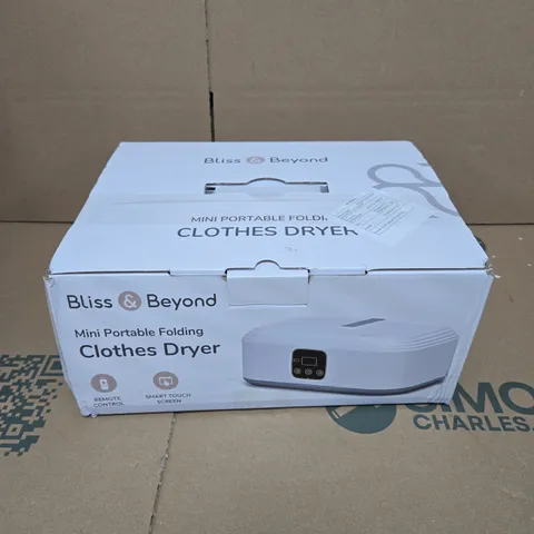 BLISS & BEYOND MINI PORTABLE FOLDING CLOTHES DRYER