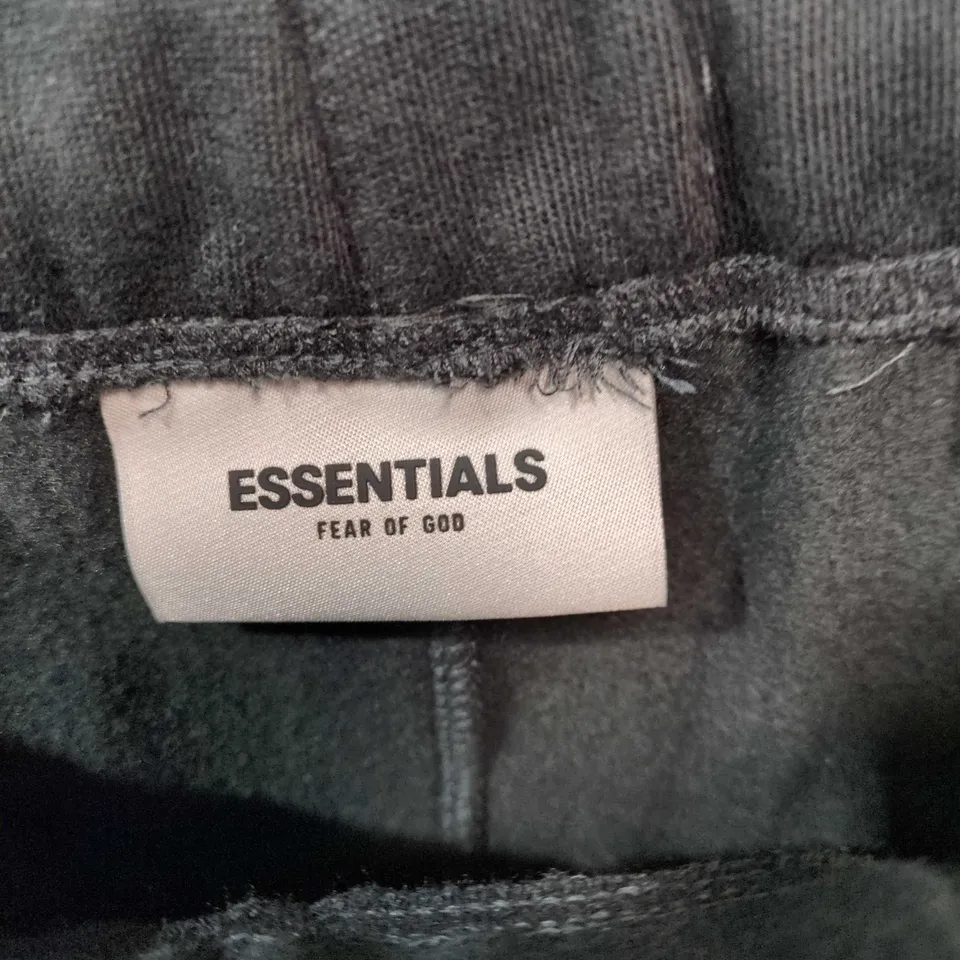 ESSENTIALS FEAR OF GOD SWEATPANTS – BLACK, SIZE S